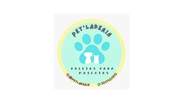Logo de Petladeria, tienda de snacks y helados para mascotas en Cali.