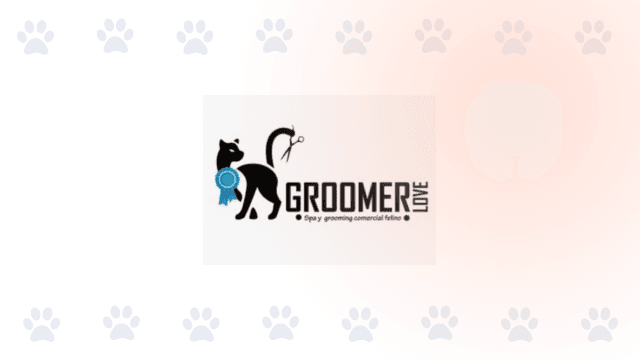 Logo de Groomerlove, especialistas en estética y grooming profesional para gatos en Bogotá.