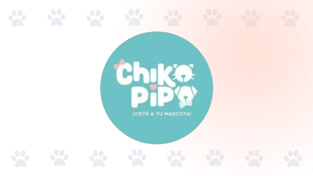 Logo de Chiko Pipo, boutique de ropa para perros en Bogotá.