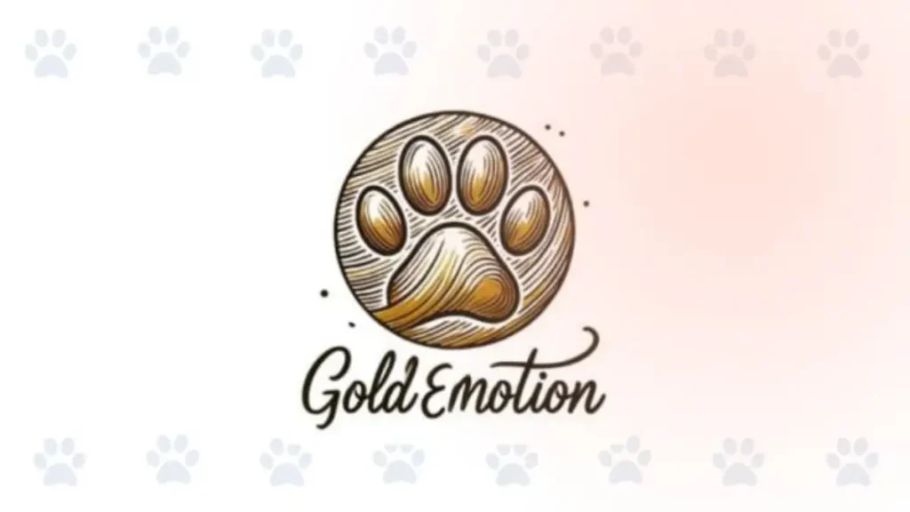 Logo de Gold Emotion, escuela de educación canina en Cali y adiestramiento positivo