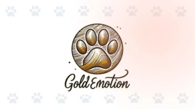 Logo de Gold Emotion, escuela de educación canina en Cali y adiestramiento positivo