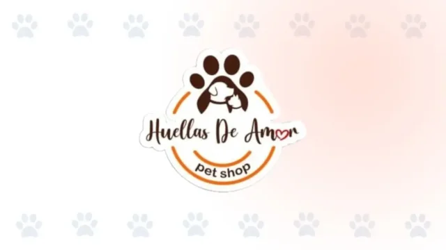 Logo de Huellas de Amor, pet shop en Cali con productos y accesorios para mascotas