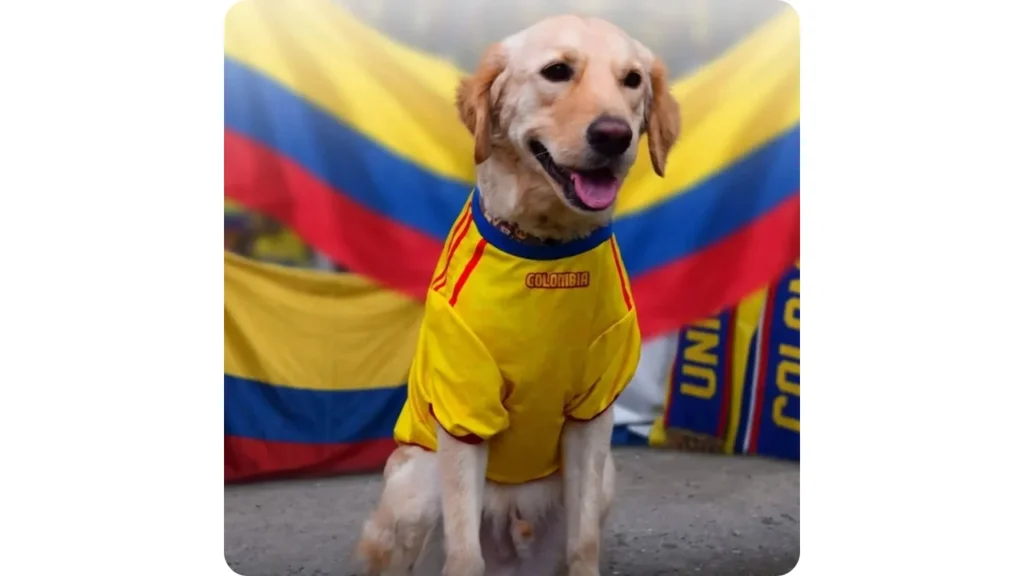 Camiseta de la Selección Colombia para perro en Cali Only Love